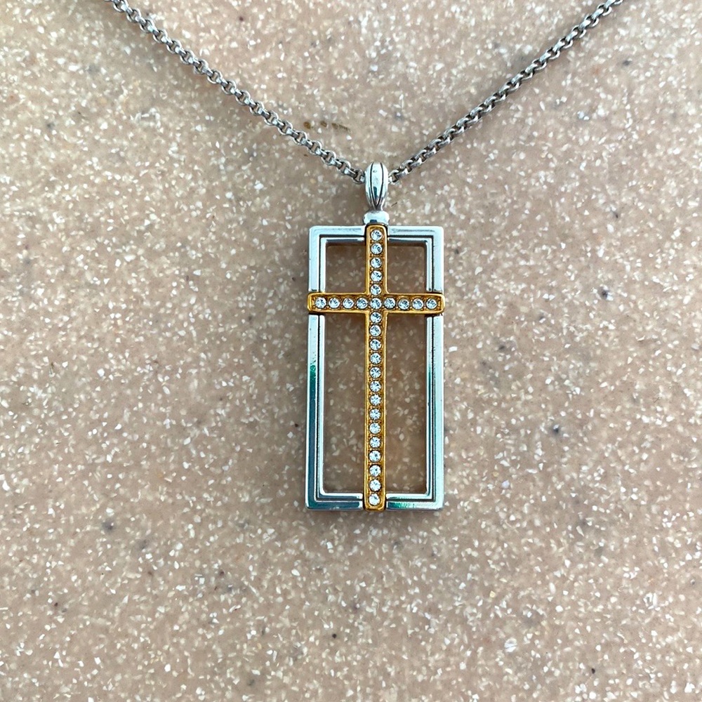 Brighton Holy Cross necklace from Crosses of the World Collection! NWOT!
